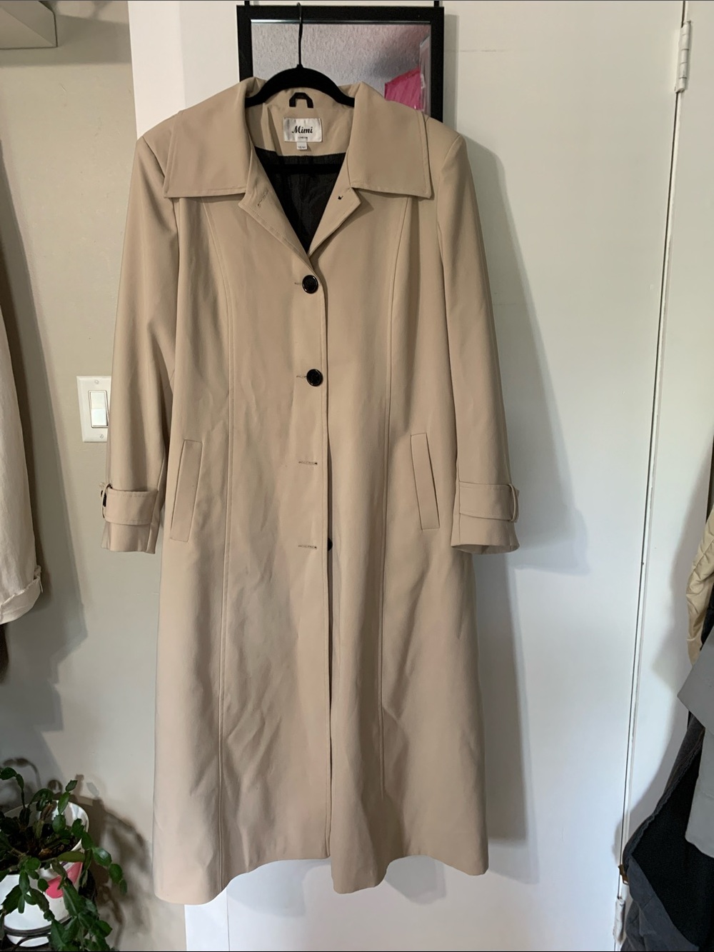 Classic Beige Trench Coat by Alfani